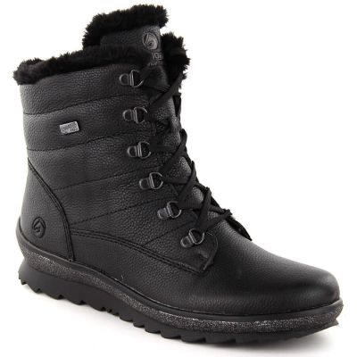 28. Remonte W RKR629B isolierte Lederstiefelette, schwarz