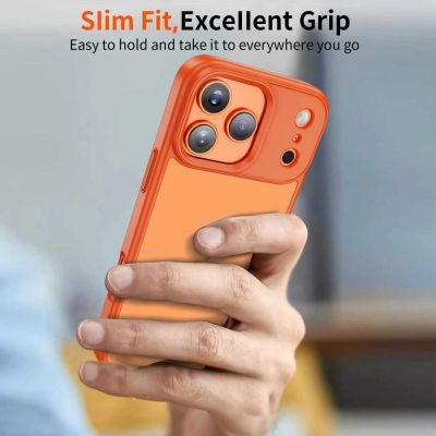 5. Tech-Protect MagMat Hülle für iPhone 17 Pro – orange und matt