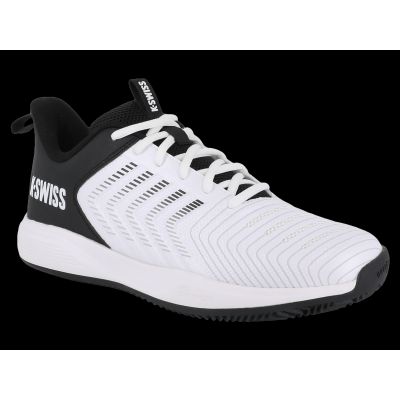 2. K-Swiss ULTRASHOT LIGHT CLAY WHIT/BLACK-M Sneaker (04742-102-M)
