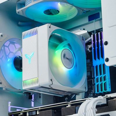 4. Jonsbo CR-1000 EVO CPU-Kühler 12cm ARGB Weiß 1 Stück.