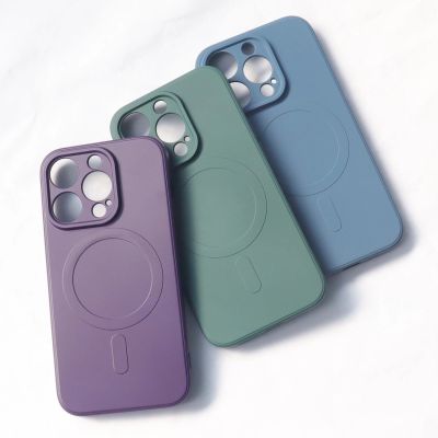 3. MagSafe-kompatible Silikonhülle für iPhone 15 Pro Max Silikonhülle – Creme