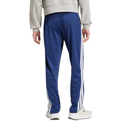 3. adidas Herren-Trikothose mit 3 Streifen, normaler Passform und offenem Saum, Blau, JI8803