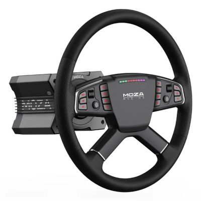 2. Moza Racing TSW Truck Wheel Black PC Lenkrad