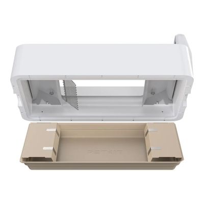 4. PETKIT T7-EU selbstreinigende Katzentoilette, Weiß