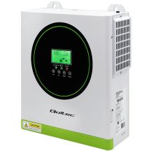 Qoltec Hybrid-Off-Grid-Solarwechselrichter 1500 W | 100 A | 12 V | MPPT | Sinus | WLAN-Option | Leistungsfaktor 1,0