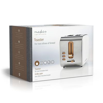 6. Nedis KABT510EWT Toaster Weiß