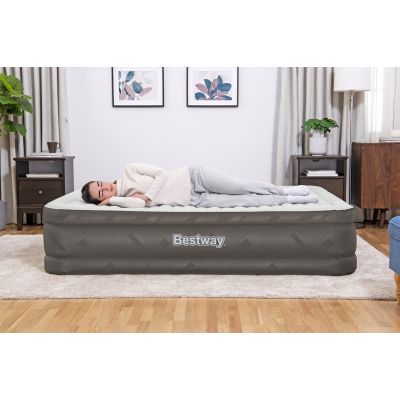 27. Bestway 69050 / 23 Luftmatratze Doppelmatratze Grau, Weiß Unisex