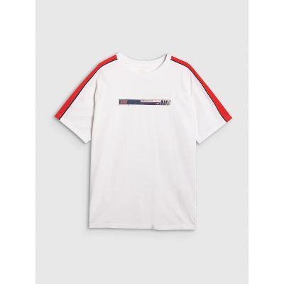 7. Oversize-T-Shirt für Herren mit Aufdruck 4F 4FRAW25TTSHM3227-10S