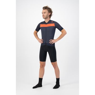 3. Rogelli PRIME Herren-T-Shirt blau-orange M