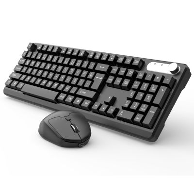 2. Inca IWS-549U Tastatur und Maus inklusive, kabellos (RF) + USB, Schwarz