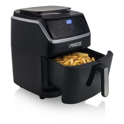 2. Princess 182080 Einzel-Heißluftfritteuse 6,5 l, freistehend, 1700 W, Schwarz
