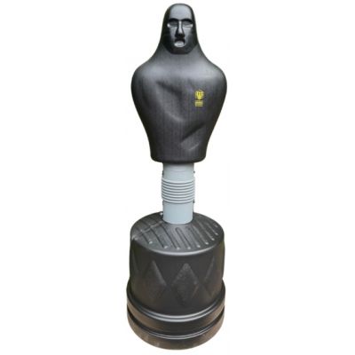 Freistehende verstellbare Schaufensterpuppe MASTERS BOX-MAN-1 schwarz