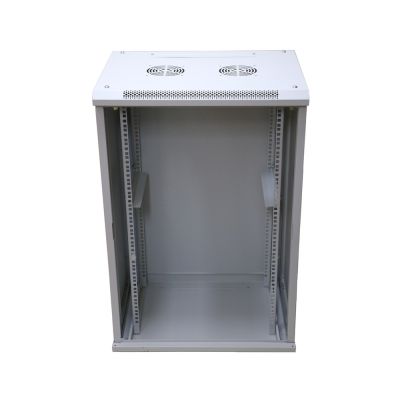 10. Extralink - 19" 18U 600x450 Grauer Wandschrank