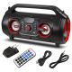 3. Audiocore tragbarer Lautsprecher Bazooka, Bluetooth 5.0, FM-Radio, Micro-SD-Kartensteckplatz, SDIPX4, 2000 mAh, AC875