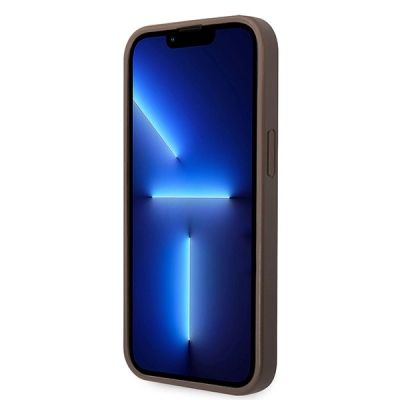 5. Guess GUHCP15S4GMGBR iPhone 15 6,1" braun/braunes Hardcase 4G Big Metal Logo