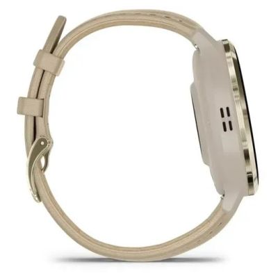 13. Garmin 010-02785-55 Smartwatch / Sportuhr, 3,05 cm (1,2") AMOLED-Display, 41 mm, digitaler Touchscreen (390 x 390 Pixel), Gold, WLAN, GPS