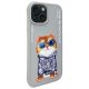 2. Nimmy Glasses Cool Cat iPhone 15 Hülle - Grau