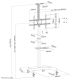 5. Neomounts by Newstar PLASMA-M1900E Schilderhalterung 177,8 cm (70") Schwarz