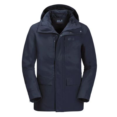 2. Jack Wolfskin WEST COAST JACKET wasserdichte Herren Kapuzenjacke night blue (1110811_1010)
