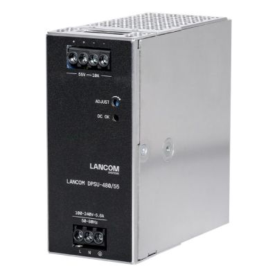 2. LANCOM DPSU-480/55 Netzteilmodul 480 W TS35 DIN Schwarz, Stahl