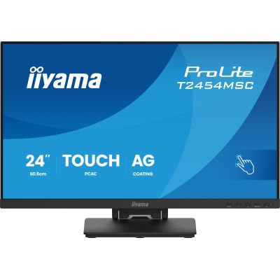 2. iiyama ProLite 24" IPS-Touchscreen-Monitor mit InCell PCAP-Technologie (10 Punkte), Antireflexbeschichtung und flexiblem Standfuß