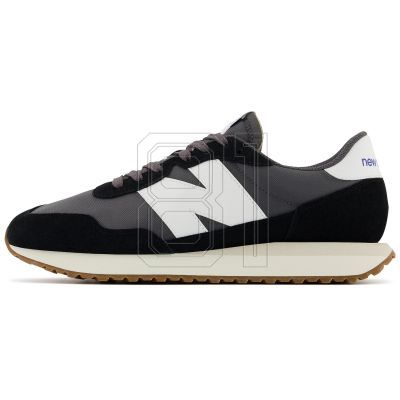 6. New Balance Herren Sneaker, Wildleder Lifestyle Sportschuhe, Schwarz (MS237GA)