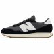 6. New Balance Herren Sneaker, Wildleder Lifestyle Sportschuhe, Schwarz (MS237GA)
