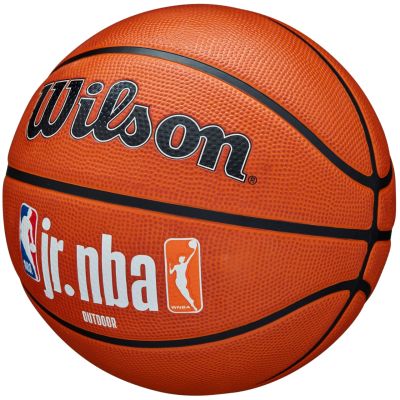 11. Wilson Jr NBA Logo Auth Outdoor-Basketball WZ3011801XB6