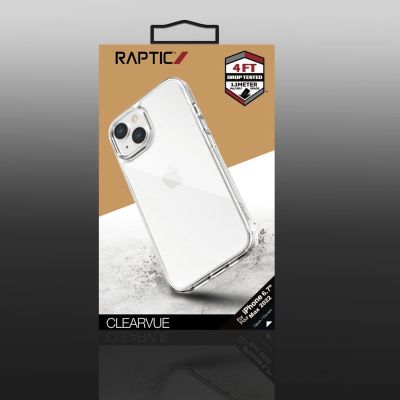 3. Raptic X-Doria Clearvue Case iPhone 14 Plus Rückseite klar