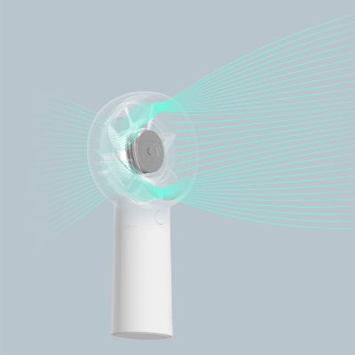 10. Jisulife Handventilator Life5 Plus 4000mAh Tragbarer Mini-Gebläse-USB-Ventilator - Weiß