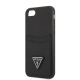 6. Guess GUHCI8PSATPK iPhone 7/8 SE 2020 / SE 2022 Hardcase schwarz/schwarz Hardcase Saffiano Triangle Logo Cardslot