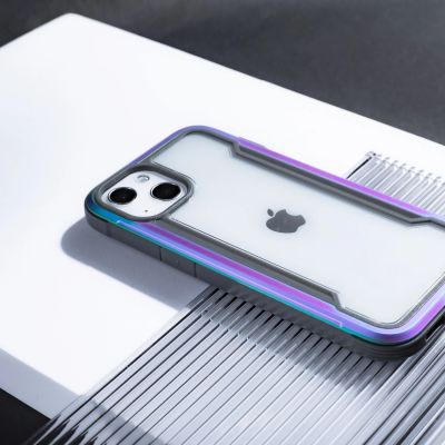 12. Raptic X-Doria Shield Case iPhone 14 gepanzerte Hülle blau