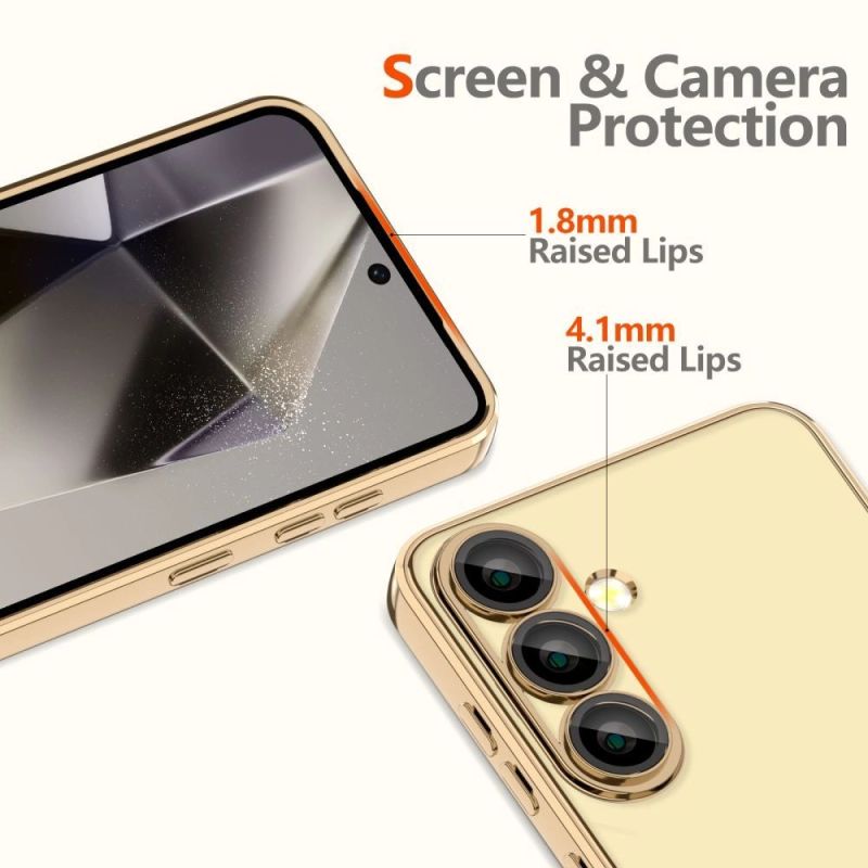 3. Tech-Protect MagFlex MagSafe Case für Samsung Galaxy A56 5G - Transparent Gold