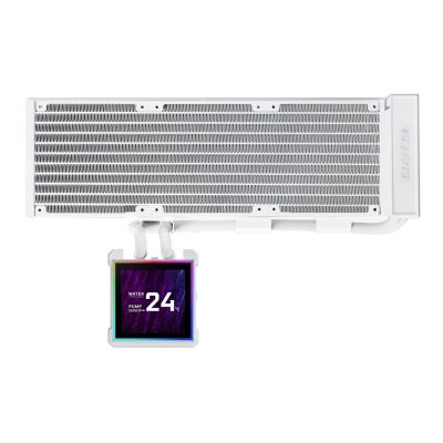 2. Lian Li HydroShift II LCD-S 360 Lüfterloses Prozessor-Flüssigkeitskühlungs-Kit Weiß 1 Stück.
