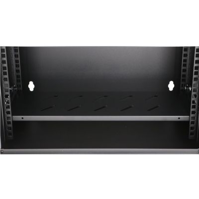 20. Extralink LITE 4U 530x400 Wandschrank, schwarz, freistehend/Wand-/Bodenregal, schwarz