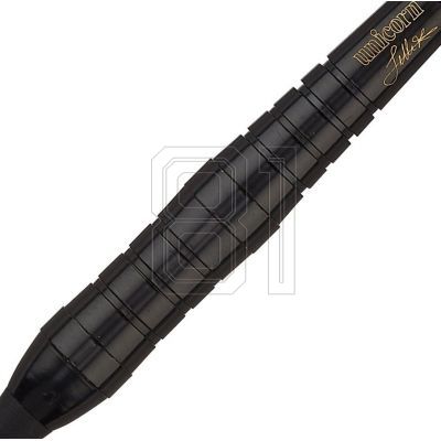 2. Einhorn-Dartpfeile aus schwarzem Messing mit weicher Spitze – Jelle Klaasen 19 g: 23771 | 21 g: 23772