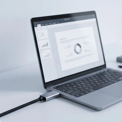 5. Tech-Protect UltraBoost USB-C auf HDMI 2.1 Kabel 200 cm 8K 60Hz - Grau