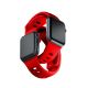 2. 3mk Silikon- Watch für Apple Watch 42/44/45/49 mm – Rot