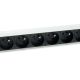 3. Equip 333313 PDU 8-fach Stromverteilereinheit 1U Schwarz, Silber