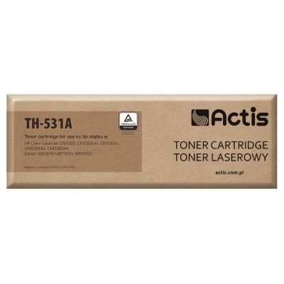 Actis TH-531A Toner (ersetzt HP 304A CC531A, Canon CRG-718C; Standard; 3000 Seiten; blau)