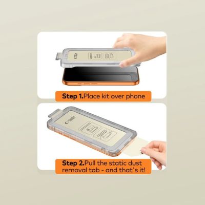 6. Tech-Protect Quick Set+ 2er-Pack Panzerglas für Samsung Galaxy S26 Ultra – Schwarz