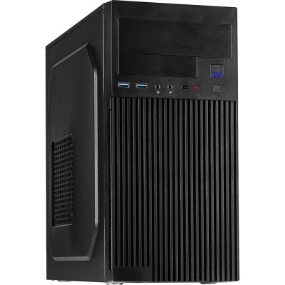 2. Inter-Tech IT-6521 Gerader Micro-Tower Schwarz