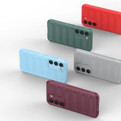 7. Magic Shield Case für Samsung Galaxy S23+ flexible Panzerhülle blau
