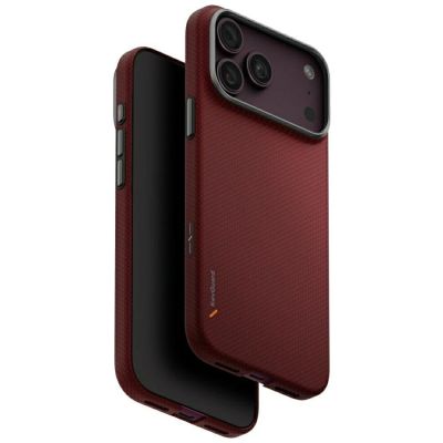 Uniq Keva EDGE Magclick Ladehülle für iPhone 18 Pro Max / 17 Pro Max – Rot