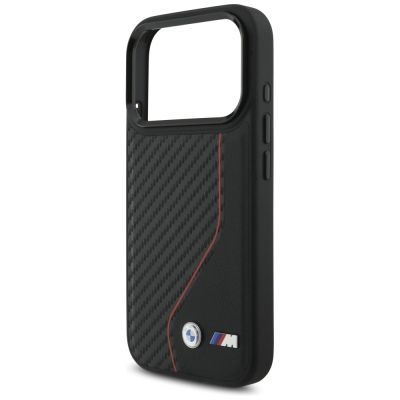 6. BMW M Carbon Line & Logo MagSafe Case für iPhone 17 Pro – Rot