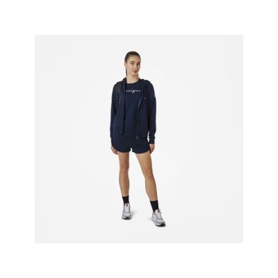9. Rossignol W LOGO SWEAT FZ HOOD FL marineblau