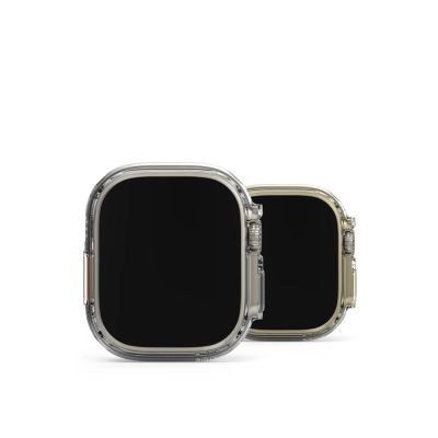 7. Ringke Slim 2er-Pack Hüllen für Apple Watch Ultra 1/2 (49 mm) – Klar & Titan