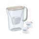 2. Brita Style Essential Filterkanne + 2 MaxtraPro PP-Kartuschen (2,4 l; Sand)