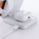 9. Tech-Protect A56 3-in-1 MagSafe 25W Qi2.2 Kabelloses Ladegerät + USB-C / USB-C Kabel 100cm - Weiß