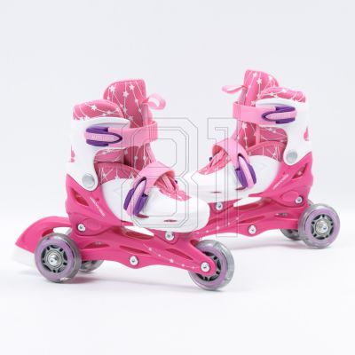 17. SMJ Sport Combo Pink LED Set: 2in1 Rollschuhe HS-TNK-000009549